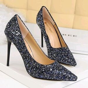 BIGTREE Glitter Stilettos